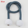 Pearl-Bead Magnetic Curtain Tiebacks