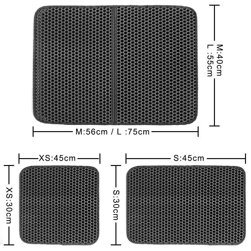 Double-Layer Cat Litter Trapping Mat
