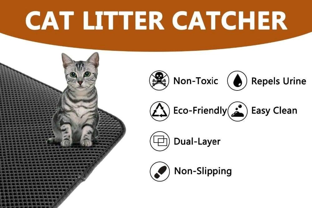 Double-Layer Cat Litter Trapping Mat