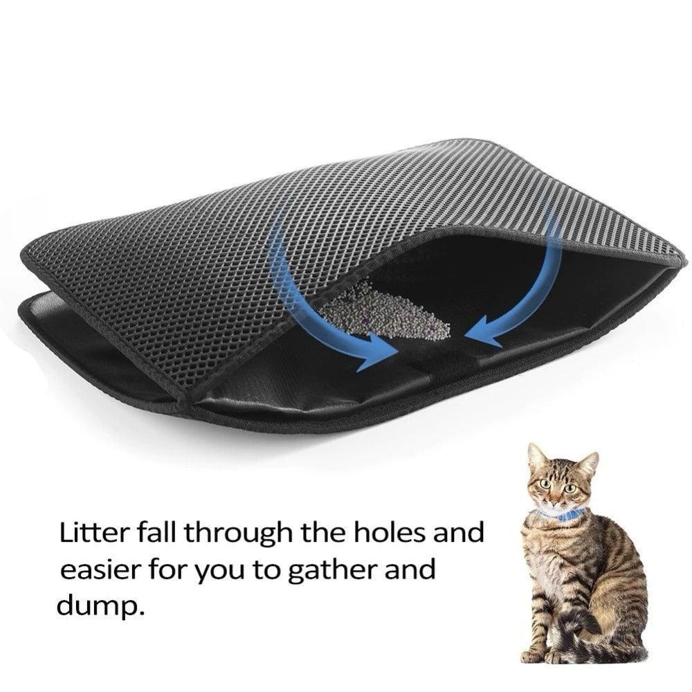Double-Layer Cat Litter Trapping Mat