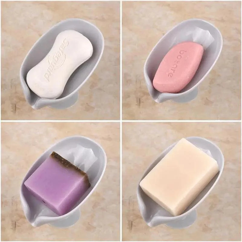 Leaf-Shaped Suction Soap Dish