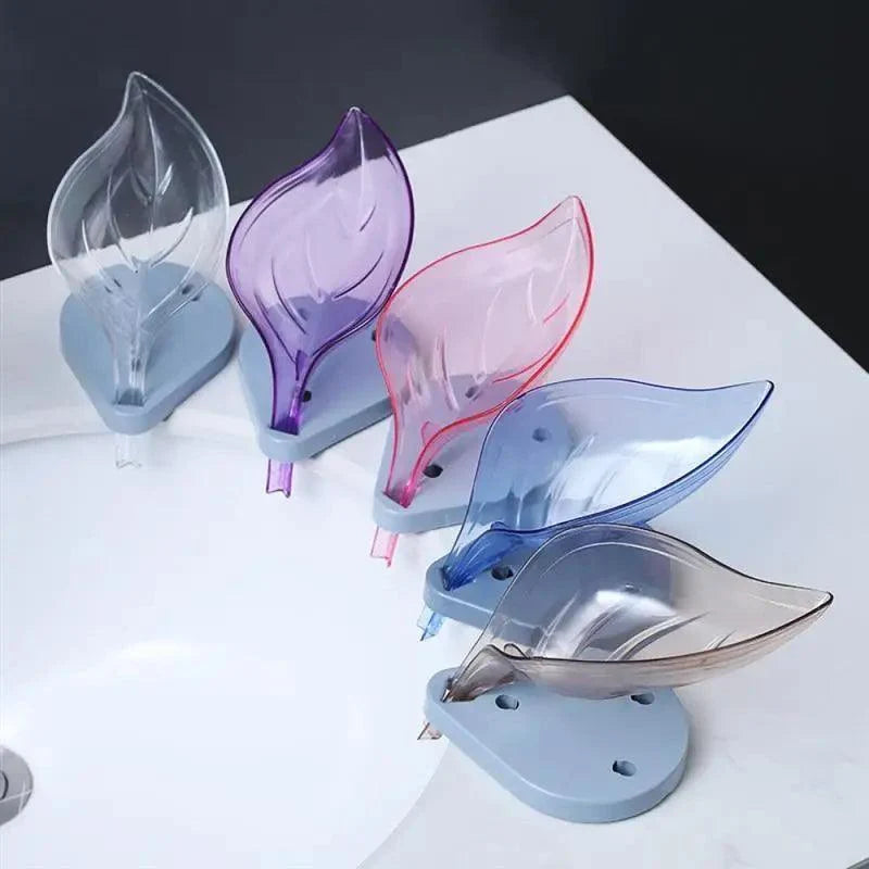 Leaf-Shaped Suction Soap Dish