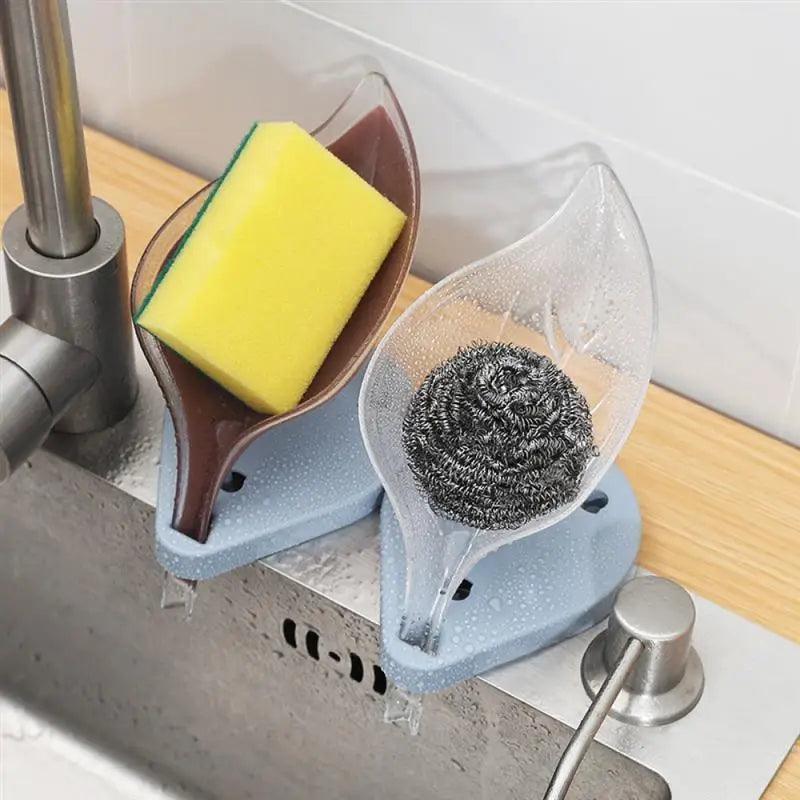 Leaf-Shaped Suction Soap Dish