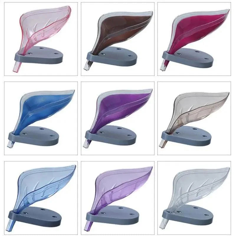 Leaf-Shaped Suction Soap Dish