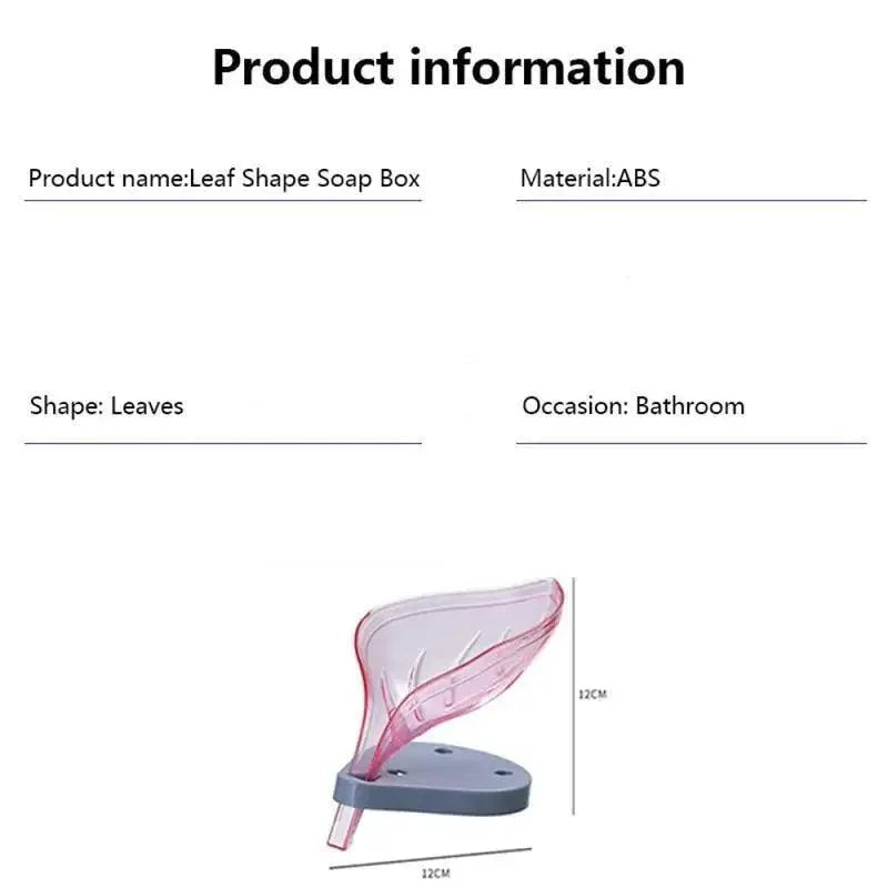 Leaf-Shaped Suction Soap Dish