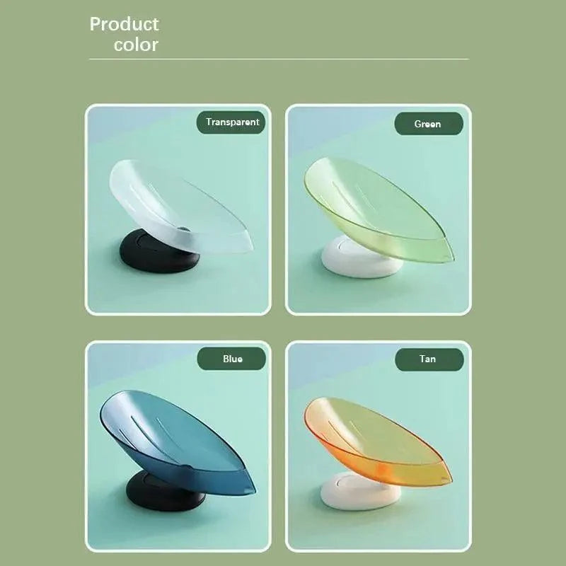 Leaf-Shaped Suction Soap Dish