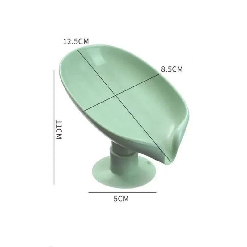 Leaf-Shaped Suction Soap Dish