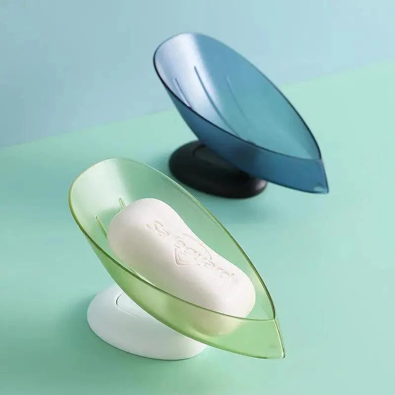 Leaf-Shaped Suction Soap Dish