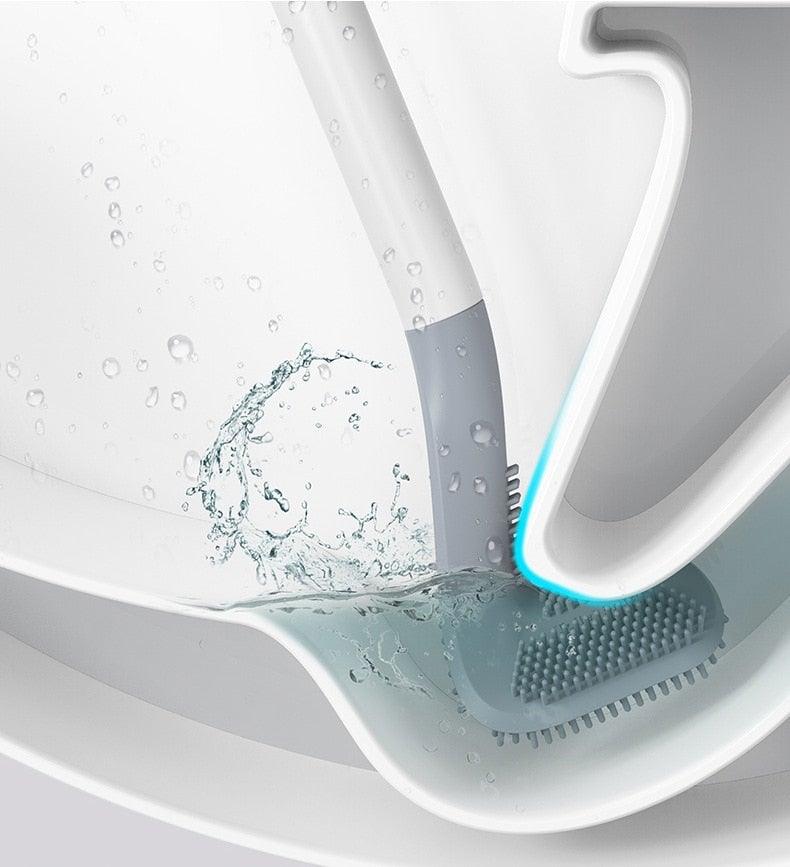 Silicone Toilet Brush & Holder