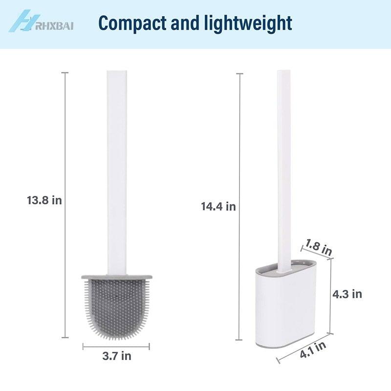 Silicone Toilet Brush & Holder
