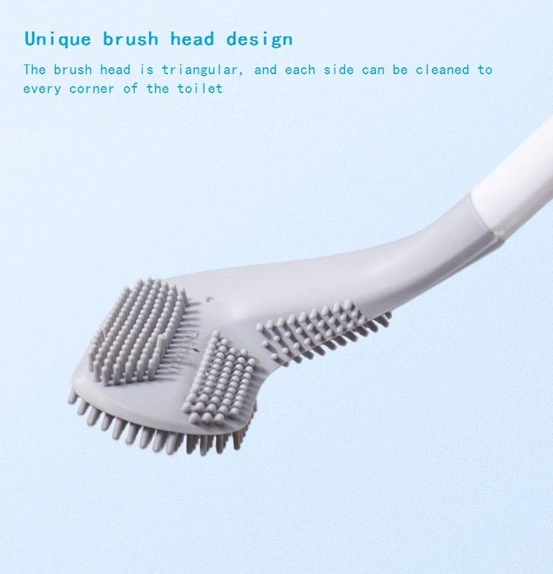 Silicone Toilet Brush & Holder