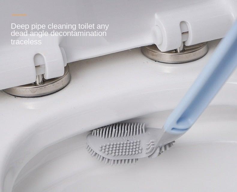 Silicone Toilet Brush & Holder