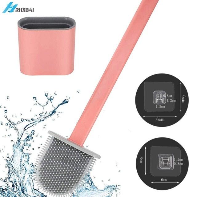 Silicone Toilet Brush & Holder