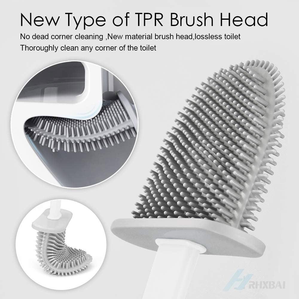 Silicone Toilet Brush & Holder