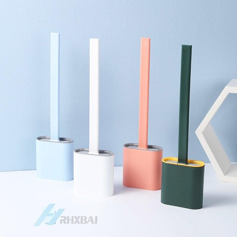 Silicone Toilet Brush & Holder
