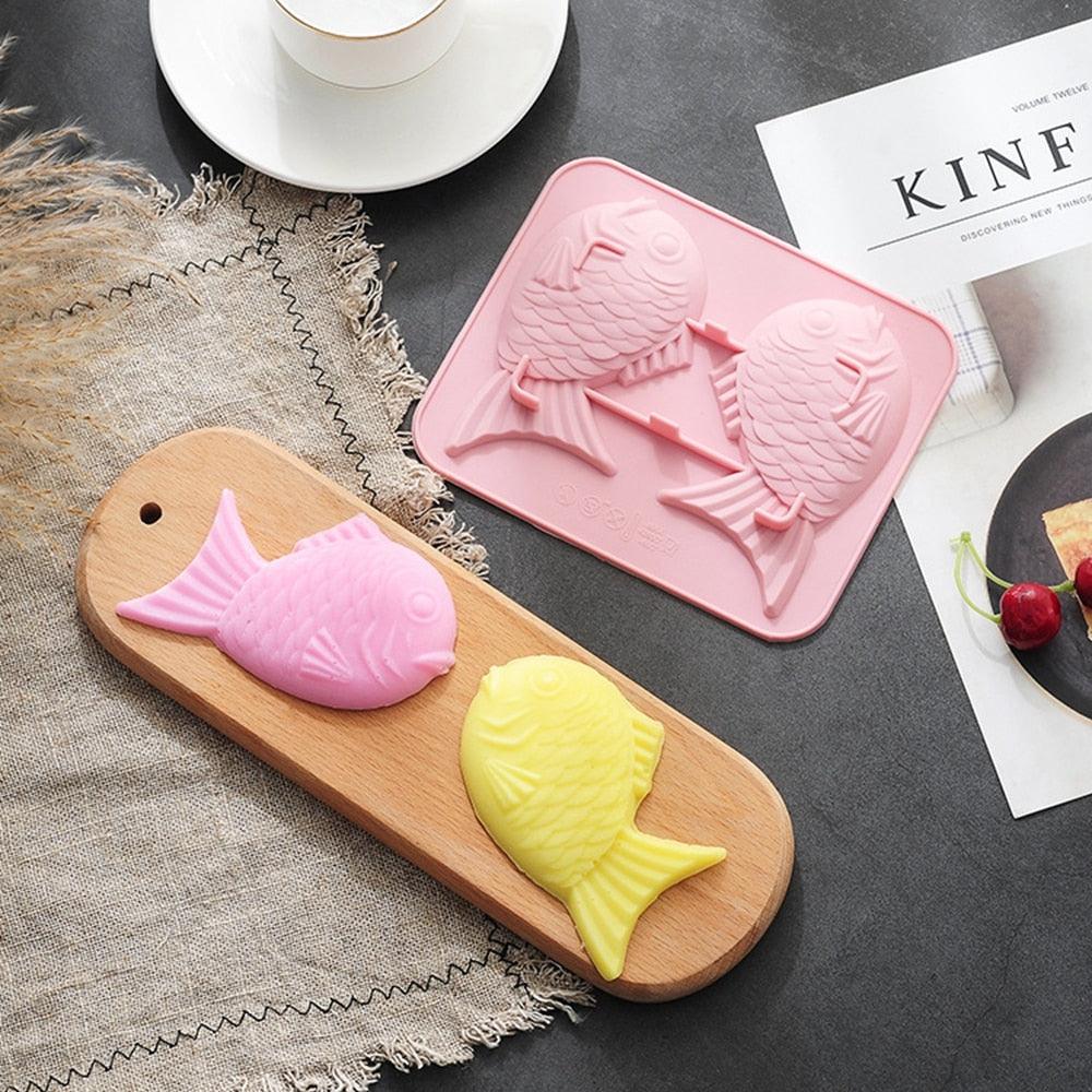 Fish-Shaped Silicone Dessert Mold