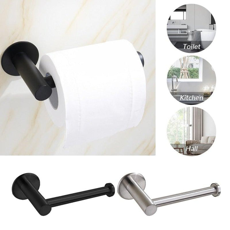 Wall-Mounted Stainless-Steel Toilet Paper Holder