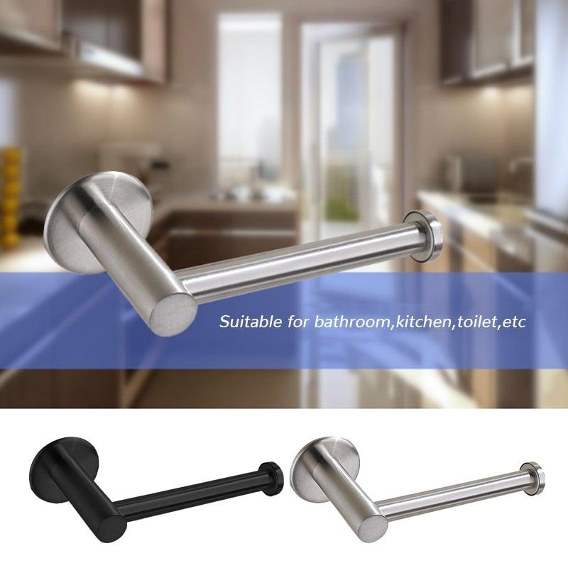 Wall-Mounted Stainless-Steel Toilet Paper Holder