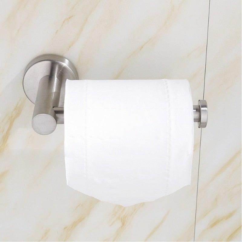 Wall-Mounted Stainless-Steel Toilet Paper Holder