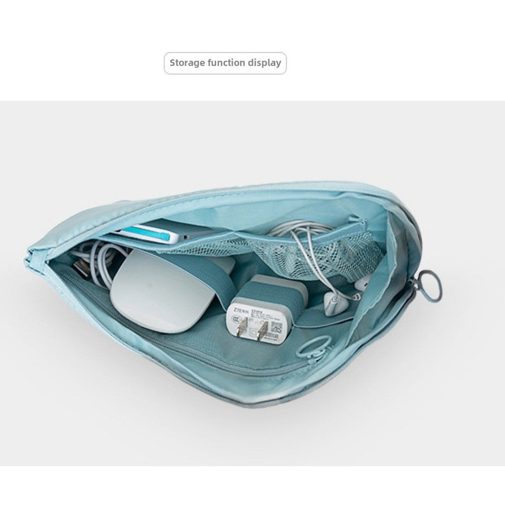 Double-Layer Travel Cable Organizer Pouch