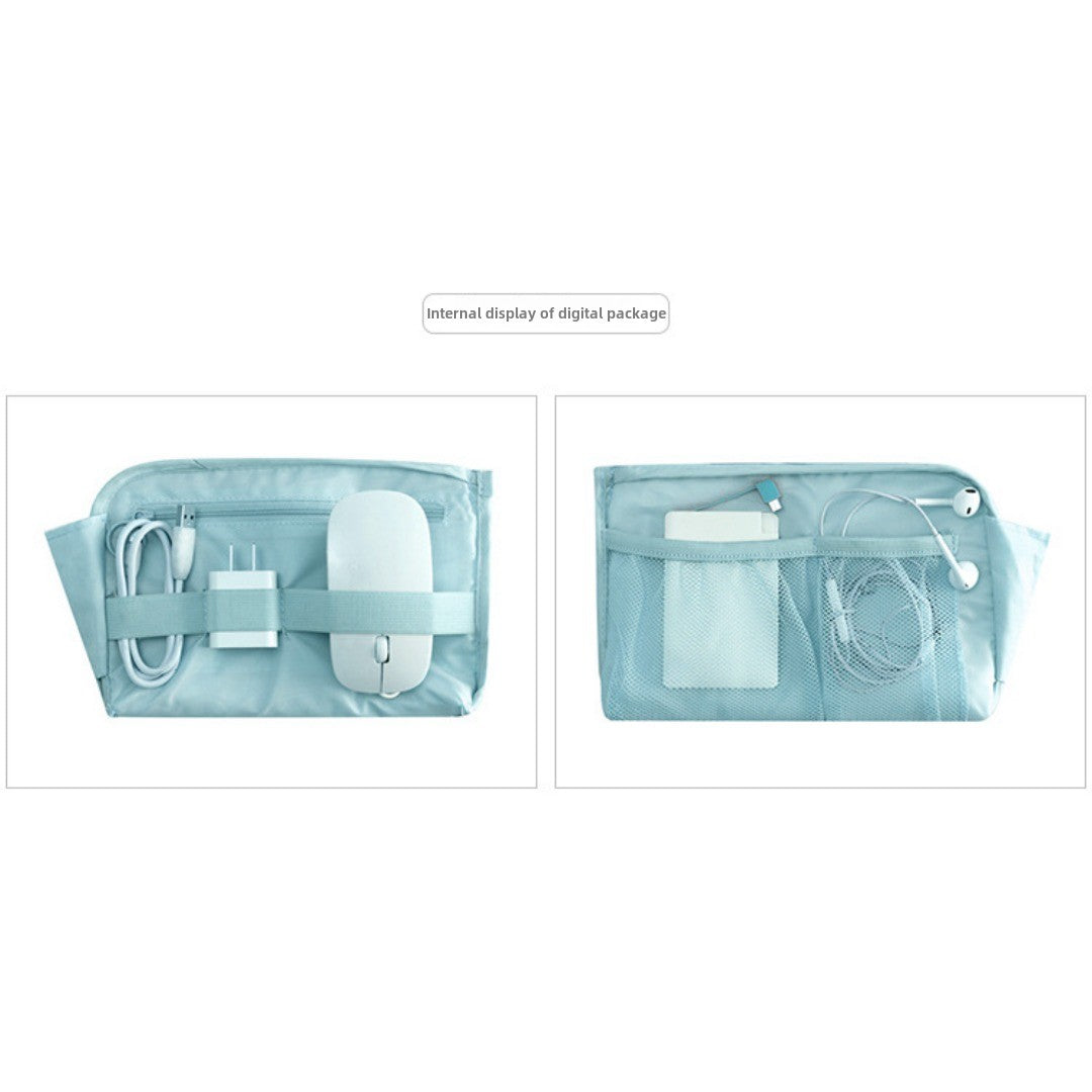 Double-Layer Travel Cable Organizer Pouch