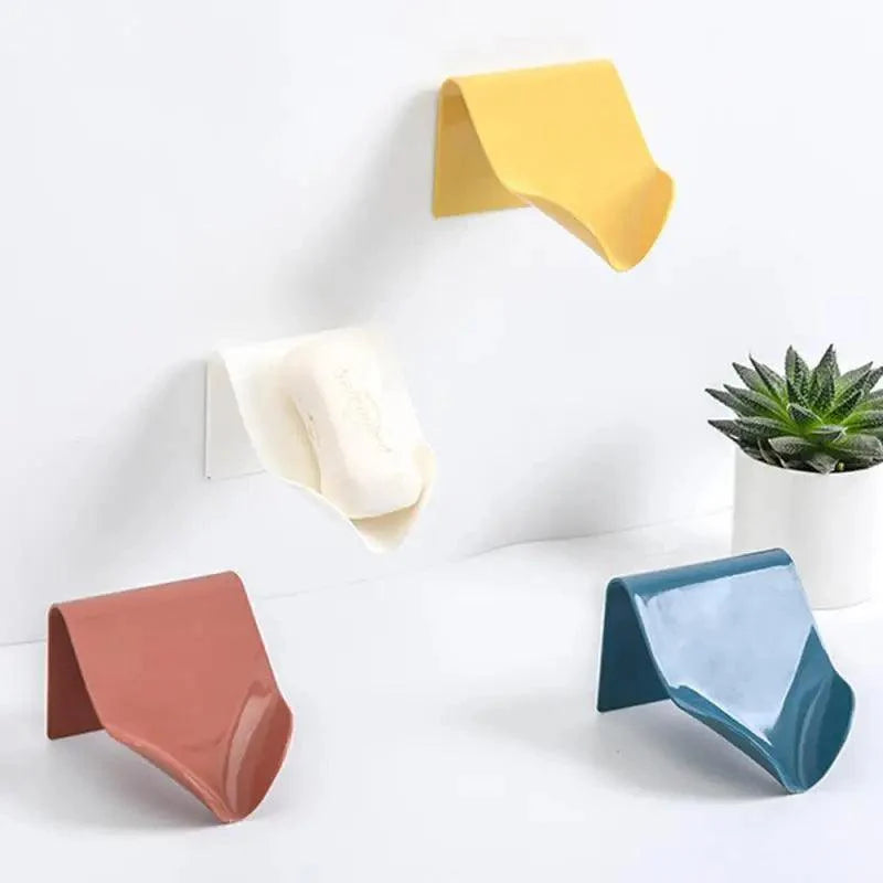 Wall-Mounted Soap Dish with Hook