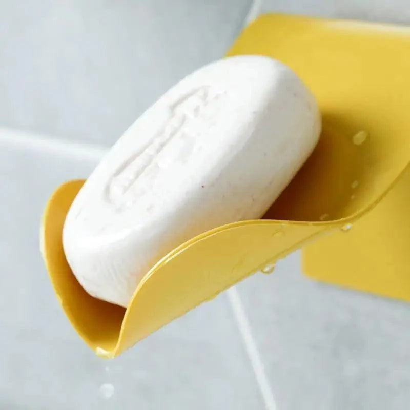 Wall-Mounted Soap Dish with Hook