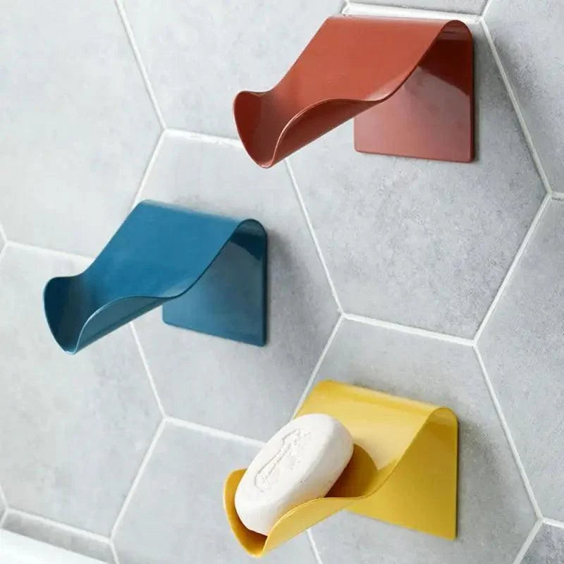 Wall-Mounted Soap Dish with Hook