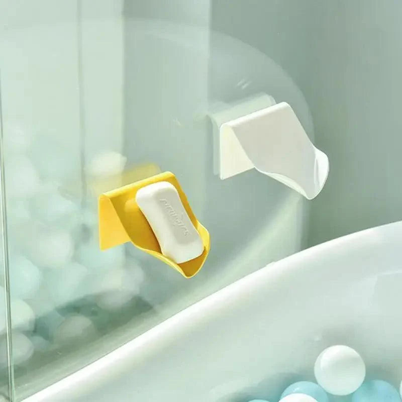 Wall-Mounted Soap Dish with Hook