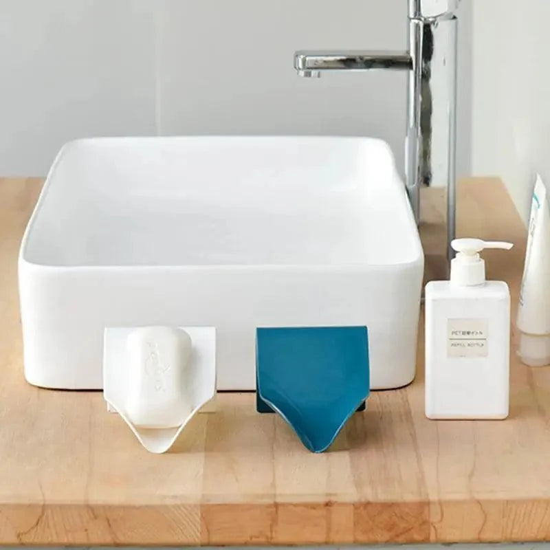 Wall-Mounted Soap Dish with Hook